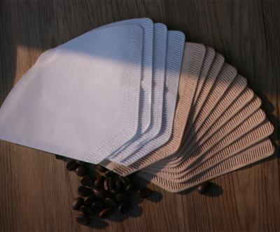 Κίνα Food Unbleached Disposable Collapsible Folding Sizes Unbleached Coffee Filter Paper προς πώληση