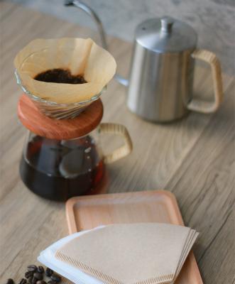 China Unbleached Disposable Food Coffee Filter Paper 200 Count Natural Coffee Drip Bags à venda