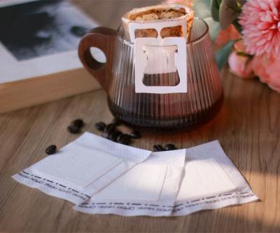 China Disposable Ear Drip Coffee Food Bag Drip Cup Hanging Coffee Filter Bags à venda