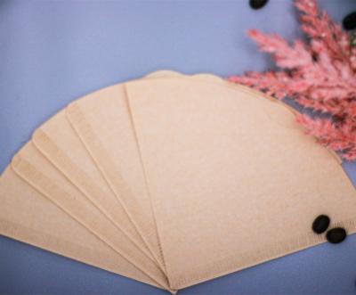 中国 Food Japan Paper Material V-shaped Paper Filter For Powder Coffee And Tea 販売のため