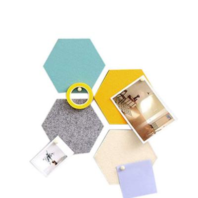 China Handmade Decorative Self Adhesive Felt Note Board Wall Stickers Felt Pin Board for sale