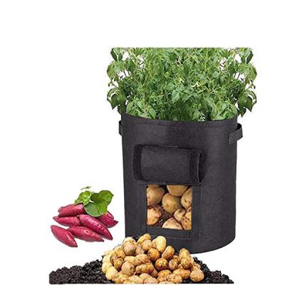 China Handmade Hot Selling Vegetable Cloth Garden Growing Planting Bag Felt Growing Bags for sale