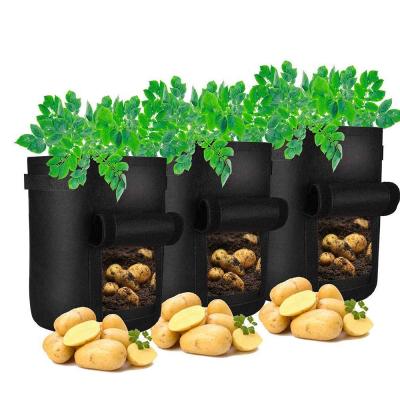 China New Style Handmade Custom Multifunctional Biodegradable Vegetable Plant Felt Grow Pot for sale