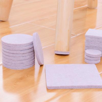 China 100% Polyester Felt Chair Legs Furniture Floor Pads Self Adhesive Felt Pads Anti-Slip Pads for sale