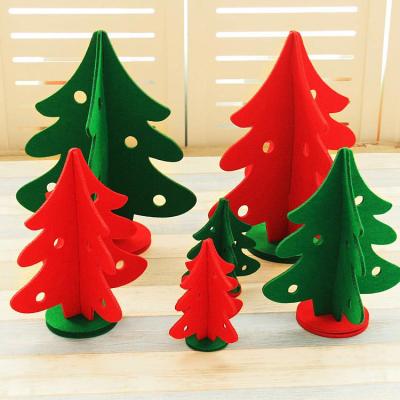 China Christmas Decoration Hot Sale Wholesale DIY Christmas Decoration Felt Christmas Tree for sale