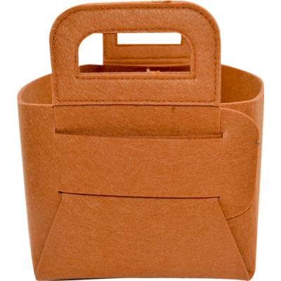 China Household Portable Multifunctional Rectangle Storage Desk Bag Felt Containers for sale