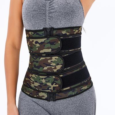 China Stimulate Fat Burning & lose weight Women Waist Trainer Belt / Body Shapers 3 Hooks Slimming Waist Trainer With 3 Tier Hooks for sale