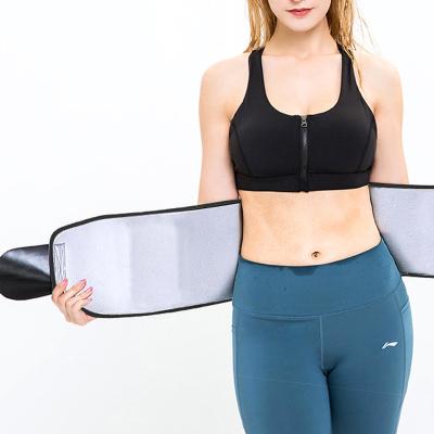 China Stimulate Fat Burning & lose weight Ion Slimming Stomach Wrap Silver Sweat Sweat Band Waist Trainer Sauna Belt Waist Trimmer For Women for sale