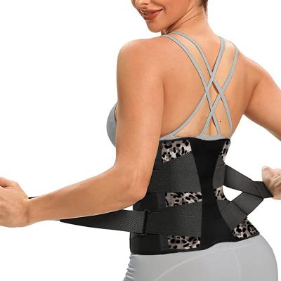 China Pain/Strain Relief/New Design Neoprene Sciatica Printing Lumbar Support Belt Back Brace Stabilizer Belt for Men and Women for sale