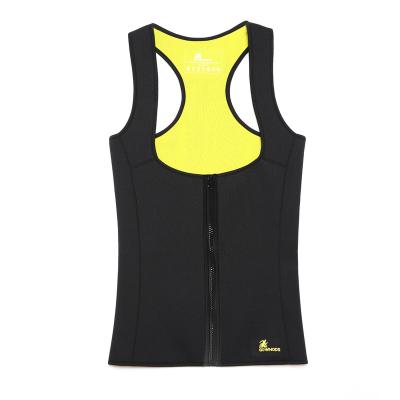 China Plus Size Underwear Neoprene Breathable Tank Top Slimming Polymer Sweat Vest Fits Sauna Tights Women Shaper 2021 for sale