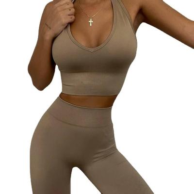 China Breathable Have Yoga Workout Crac Workout Fitness Leggings High Waist Fitness Leggings Ladies Yoga Sets! crack! Solid Yoga Pants Women's Running Leggings for sale