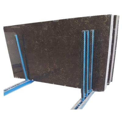 China Corrosion Protection Showroom Granite Display Rack Stone Slab Rack For Storage for sale