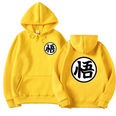 China Newest Anime Saiyan Son Goku Pocket Son Goku Cosplay Saiyan Hooded Sweatshirts Hoodies Men/Women for sale