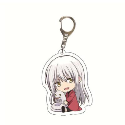 China ABS Fruit Basket Original Anime Key Chain For Women Men Commic Acrylic Character Bag School Pendants Key Chain Jewelry for sale