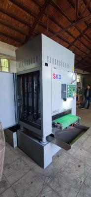 China SKD Customized Wide Belt Metal Deburring Machine For Edge Radiusing / Finishing for sale