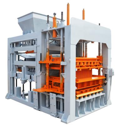 China Building Material Shops QT10-15 Full Automatic Hydraulic Concrete Hollow Cement Block Making Machine Line for sale