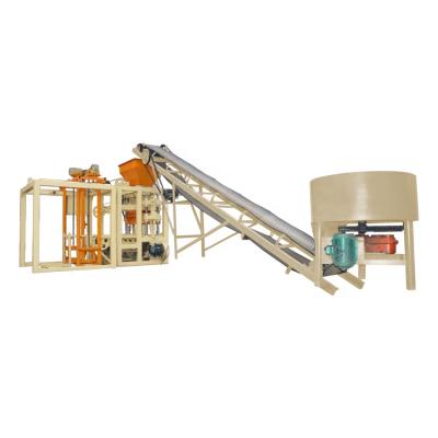 China Building Material Shops QTJ4-24 Solid Vibration Cement Brick Making Machine for sale