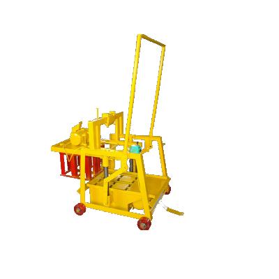 China QMJ2-45 Grocery Store Mobile Concrete Block Machine Paver Brick Making Machine for sale