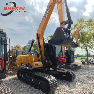 China Good performance used hydraulic excavator crawler excavator SANY SY155 0.22mÂ ³ for sale