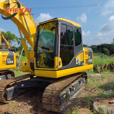 China KOMATSU Used Mini Track Shoes Crawler Machinery Excavator PC110 11 Ton 0.48m²; ³ for sale