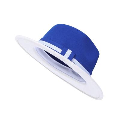 China Custom Wide Brim Sombreros Women's Casual Wholesale Hat Men Wool Felt Fedora Hats Designer 2022 Manufacturer for sale