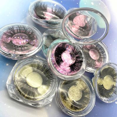 China lashes3d Seller 25mm Long Lasting Korean Silk False Eyelashes Mink Eyelashes for sale