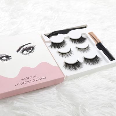 China New Product Long Lasting 3d False Eyelash Plus False Mink 3d Mink Eyelash Private Label Eyelash Box for sale