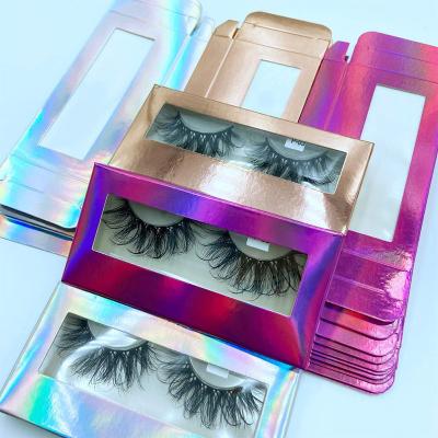 China 3D Silk Eyelashes Premium Silk Eyelashes Premium Quality 3D False Eyelashes Private Label False Eyelashes Packaging Box for sale