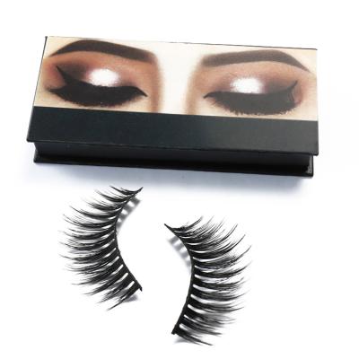 China Best Delicate Selling Custom Package 3d Silk Eyelashes Natural False Eyelashes 3d False Eyelashes Long Lashes for sale