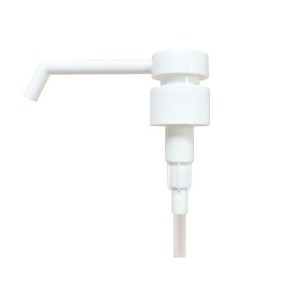 Κίνα Non Spill Hotsale 28/410 White Plastic Lotion Dispenser Long Nozzle Lotion Pump προς πώληση