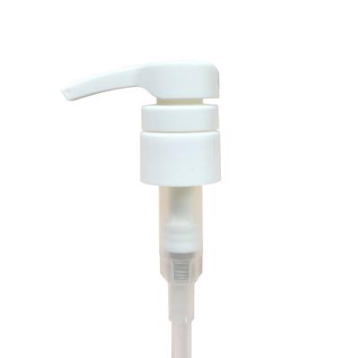 China Non Spill White Customized Screw Lock 28/410 Plastic Lotion Pump for sale