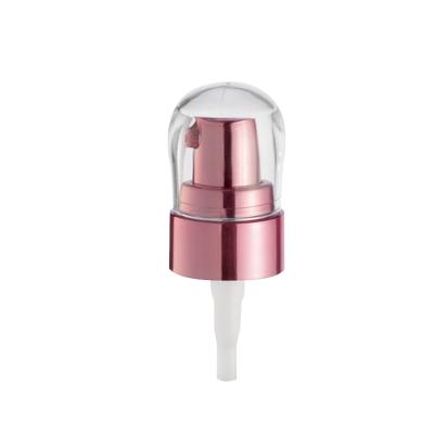 China Non Spill Aluminum 22Mm Rose Gold Lotion Treatment Pump For Shampoo Bottle Te koop