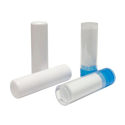 中国 Eco-friendly Wholesale Milky White Empty Plastic Lip Tube For Lip Balm 販売のため