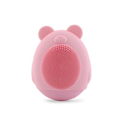 China Ultra Soft Waterproof And Portable Waterproof Silicone Baby Bath Brush For Body And Hair Washing for sale