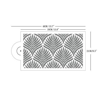 China Sustainable Wheat Stencil Baking Templates Cake Stencil For DIY Craft Baking Cookie Cake Stencils Lace Border Decorating Tool Bakeware for sale