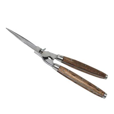 China Handle Garden Cutter Garden Tools Series Anti-Slip Hedge Shears For Wholesales With Wooden Handle for sale