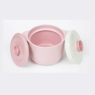 China Sustainable Ceramic Soup Pot Saucepan Kitchen Care Pots And Pans Non Stick Cooking Pot Sets Ceramic Cookware Sets for sale