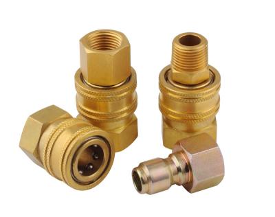 China Construction Machinery No Valve Hydraulic Straight-Thru Quick Coupling for sale