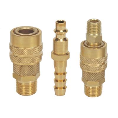 China Material of Construction Shops ISO6150B American Style Brass Air Quick Coupler TNP for sale