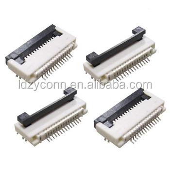 China FPC 0.50mm ZIP FPC 14pin connector with SMT type for sale