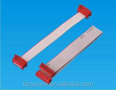 China Automotive UL 2651 Ribbon Cable With 1.27mm Pitch IDC Connector for sale