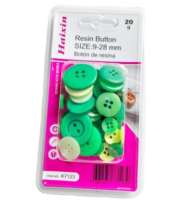 China Hot Fancy Colored Shirt Buttons Factory Sales Good Quality Resin Button 9-28mm Sewing Accessory For DIY Accessories for sale