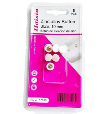 China Eco-Friendly Wholesale Custom Zinc Alloy Metal Accessory Design Sewing Buttons Sewing Accessory For Garment 10mm Zinc Alloy Button For Sale for sale