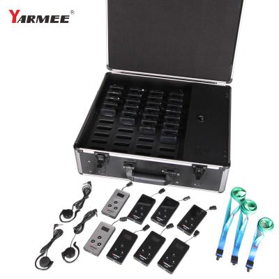 China New YARMEE Wireless Tour Guide System YT200 Radio Guide Audio System (2 Transmitter+30 Receivers) YT200 for sale