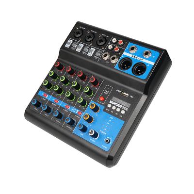 China Part 5 Channels Portable Karaoke Audio Home Sound Mixer Computer Mixing Audio Mixer OM05 for sale