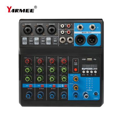 China Newest Party 5 Channel Usb Mixer Audio Console Perfect For Home Karaoke for sale