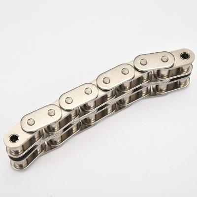 China Short Building Material Stores Stainless Steel Pitch Roller Chain With Straight Side Plate for sale