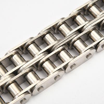 China Short Building Material Stores Stainless Steel Pitch Roller Chain With Straight Side Plate for sale