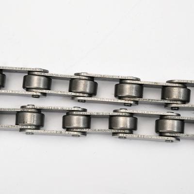 China Construction Material Shops Stainless Steel Industrial Chain Throw Conveyor Chain Throw C208A Standard 25.4MM Transmission Chain Belt Double for sale