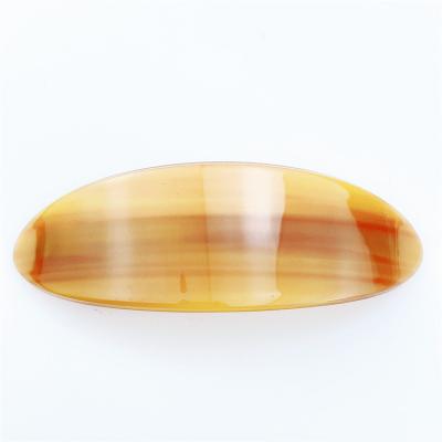 China Hair Decoration Customized Amber Acrylic Hair Clips French Barrette Hair Clips Wholesale For Women Hair Accessories for sale